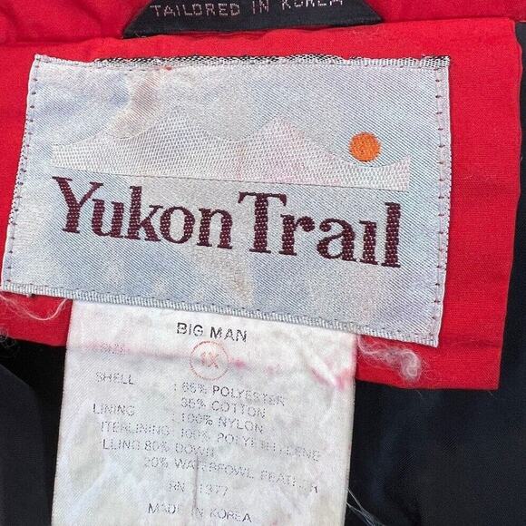 Vintage Yukon Trail Men’s Parka Jacket Size XL Outdoor Down Filled Insulation - Picture 6 of 6
